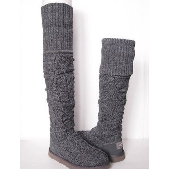 cable knit ugg boots